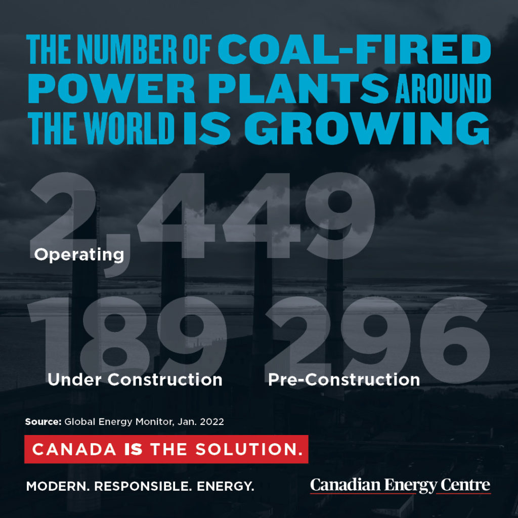 Growing Coal Plants - Canadian Energy Centre