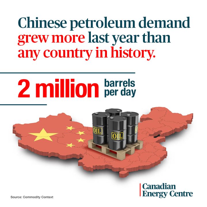 GRAPHIC: Chinese petroleum demand grew more last year than any country in history