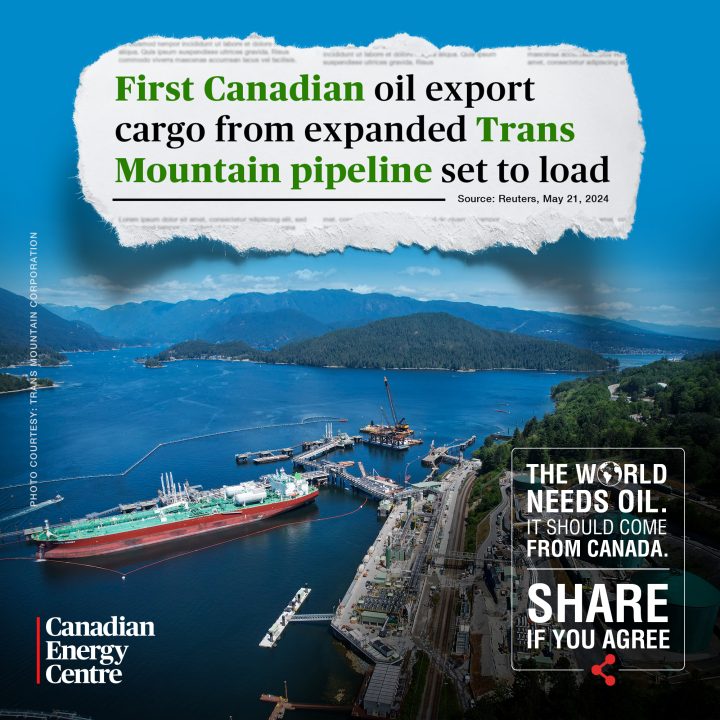 GRAPHIC: First Canadian oil export cargo from Trans Mountain pipeline set to load