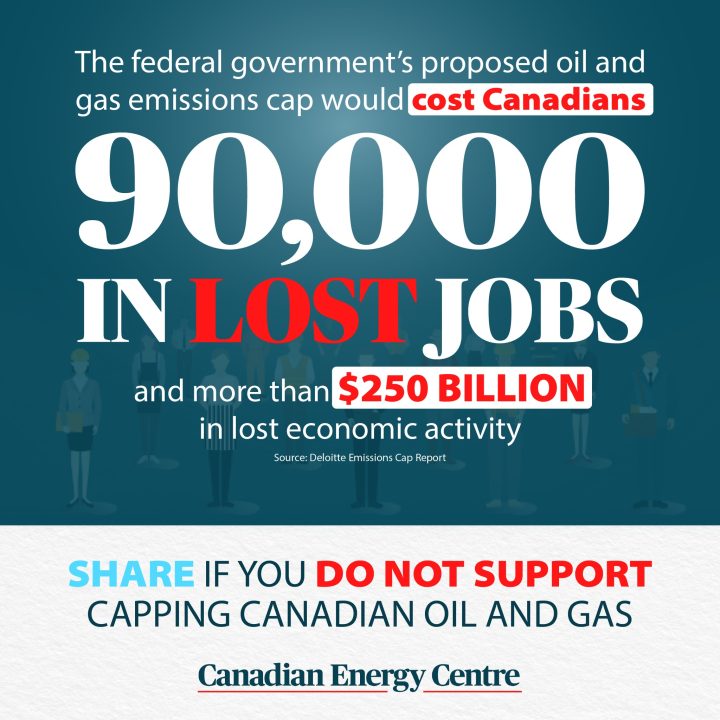 GRAPHIC: Proposed oil and gas emission cap could cost Canadians