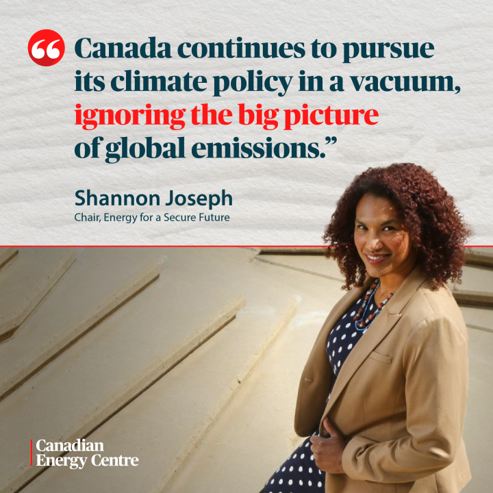 GRAPHIC: “Canada continues to pursue its climate policy in a vacuum, ignoring the big picture of global emissions.”