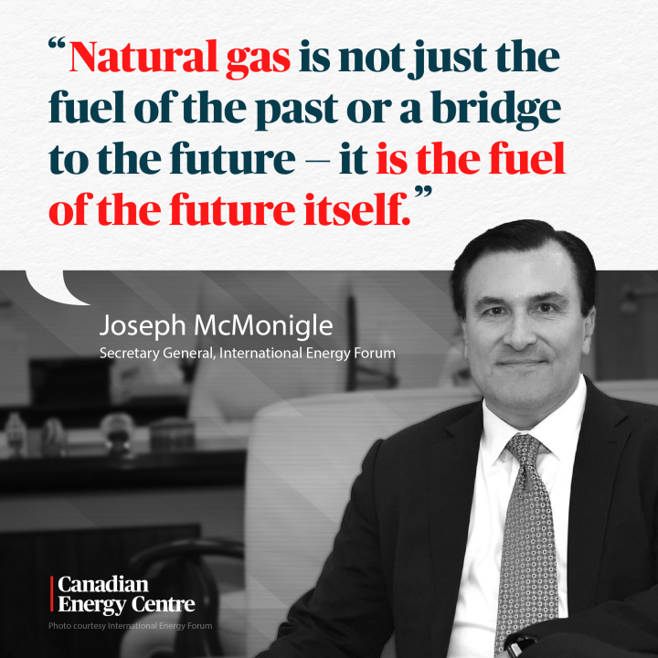 GRAPHIC: “Natural gas is not just the fuel of the past or a bridge to the future – it is the fuel of the future itself